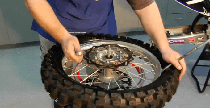 Changing A Dirt Bike Tire