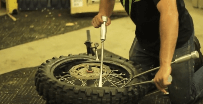 How To Change A Dirt Bike Tire