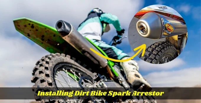 installing dirt bike spark arrestor